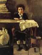 Antonio Mancini The Poor Schoolboy Germany oil painting artist